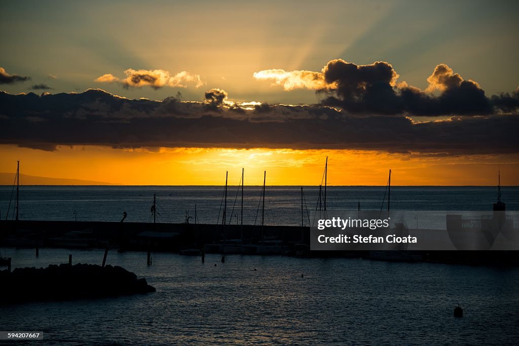 Golden Sunrise in Tenerife