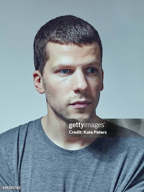 Actor Jesse Eisenberg is photographed for the Guardian on June 8, 2016 in London, England.
