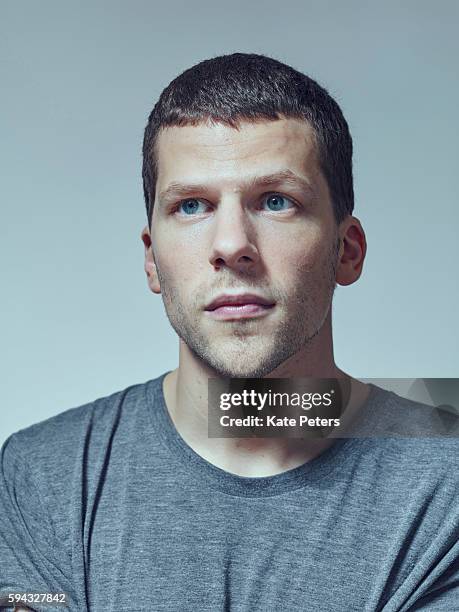 Actor Jesse Eisenberg is photographed for the Guardian on June 8, 2016 in London, England.