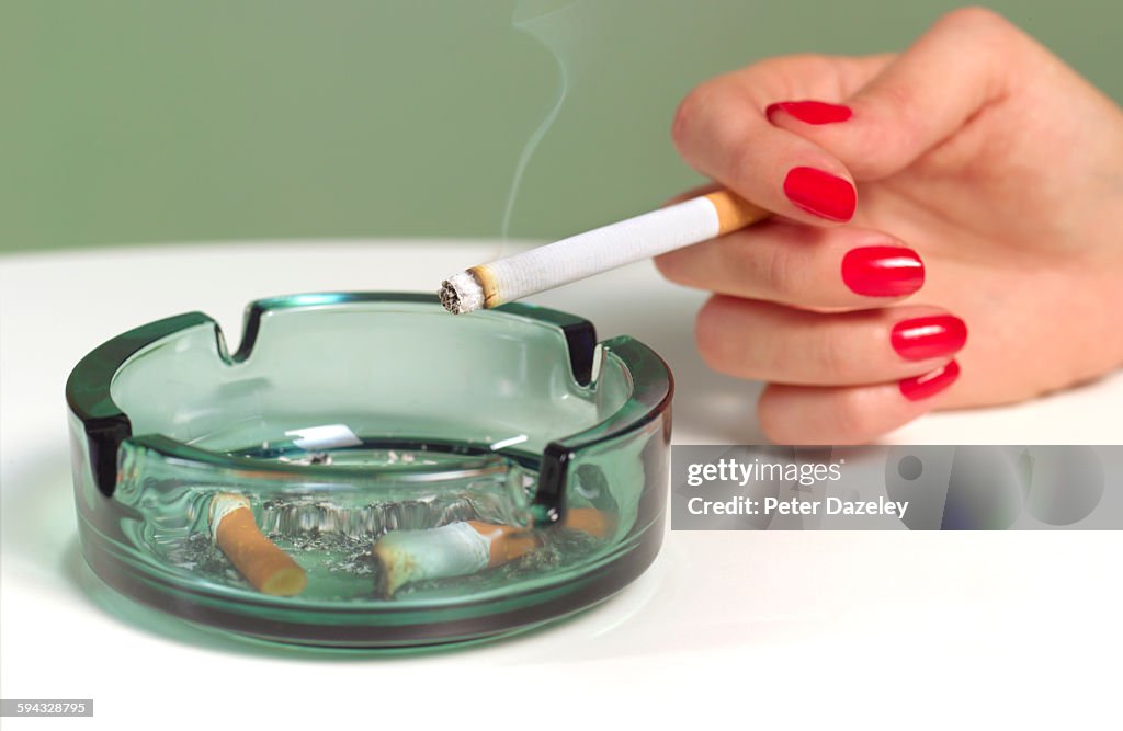 Female heavy smoker