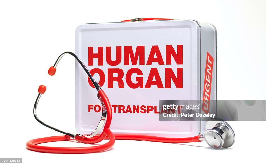 Human organ transplant transportation