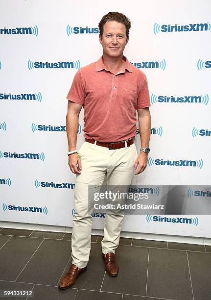 Personality and NBC's "Today" show co-anchor, Billy Bush visits the SiriusXM Studios on August 22, 2016 in New York City.