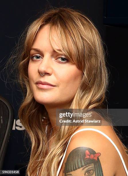 Singer Tove Lo visits the SiriusXM Studios on August 22, 2016 in New York City.