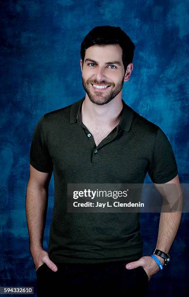 Actor David Giuntoli of "Grimm" is photographed for Los Angeles Times at San Diego Comic Con on July 22, 2016 in San Diego, California.