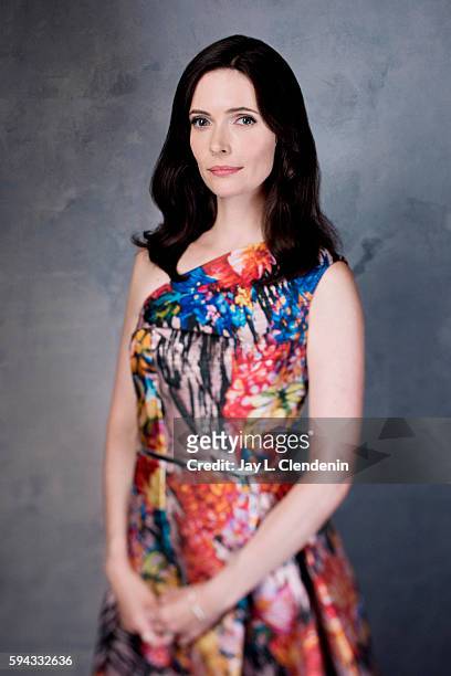 Actress Bitsie Tulloch of "Grimm" is photographed for Los Angeles Times at San Diego Comic Con on July 22, 2016 in San Diego, California.