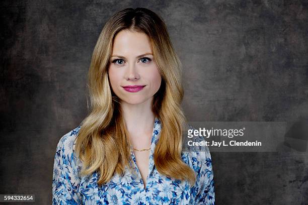 Actress Claire Coffee of "Grimm" is photographed for Los Angeles Times at San Diego Comic Con on July 22, 2016 in San Diego, California.