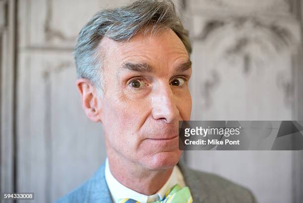 Bill Nye the Science Guy attends the AOL Build Speaker Series to discuss the #FindYourPark series with the National Park Service at AOL HQ on August...