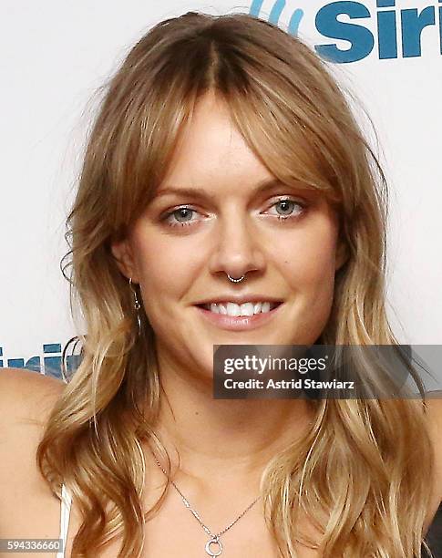 Singer Tove Lo visits the SiriusXM Studios on August 22, 2016 in New York City.