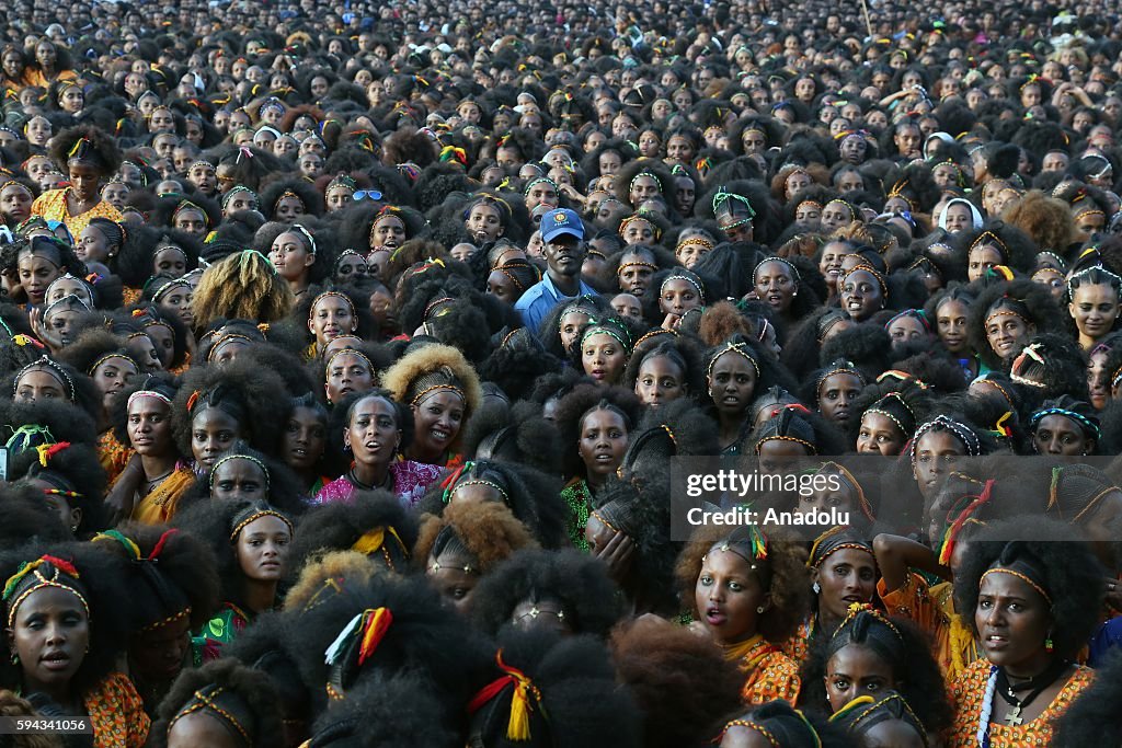 Asheda Orthodox Christians observe the Ashenda Festival marking the end of a ...