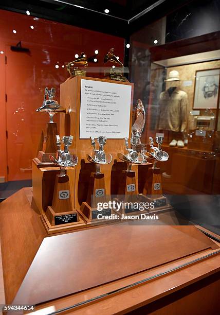 View of the "Alabama: Song of the South" exhibit at Country Music Hall of Fame and Museum on August 22, 2016 in Nashville, Tennessee.