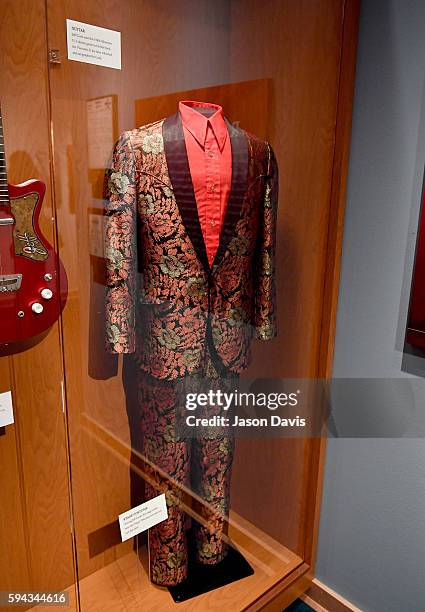 View of the "Alabama: Song of the South" exhibit at Country Music Hall of Fame and Museum on August 22, 2016 in Nashville, Tennessee.