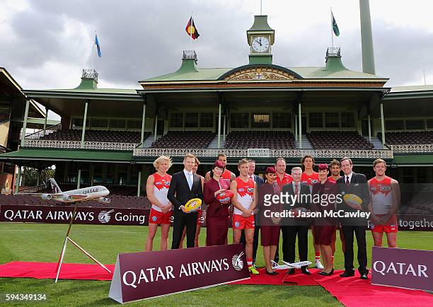 General view during a Sydney Swans AFL media announcement at Sydney Cricket Ground on August 23, 2016 in Sydney, Australia.