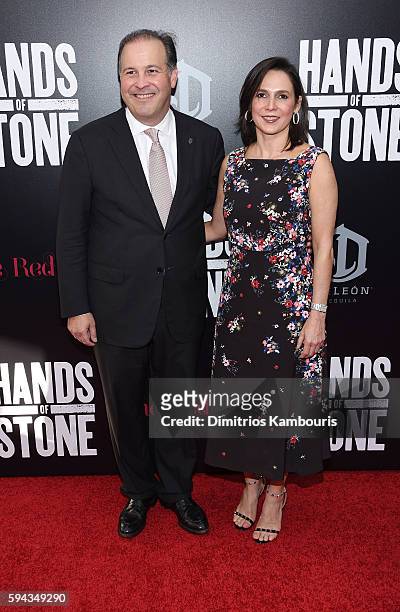 Emanuel Gonzalez-Revilla attends the "Hands Of Stone" U.S. Premiere at SVA Theater on August 22, 2016 in New York City.