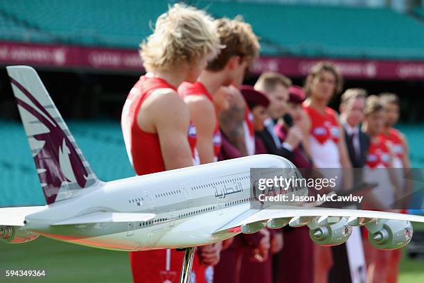 General view during a Sydney Swans AFL media announcement at Sydney Cricket Ground on August 23, 2016 in Sydney, Australia.