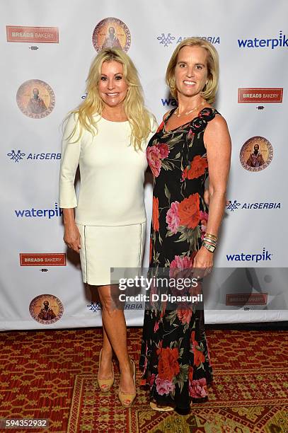 Gail Evertz and Kerry Kennedy attend the Save Saint Sava Benefit at the New York Athletic Club on August 22, 2016 in New York City.