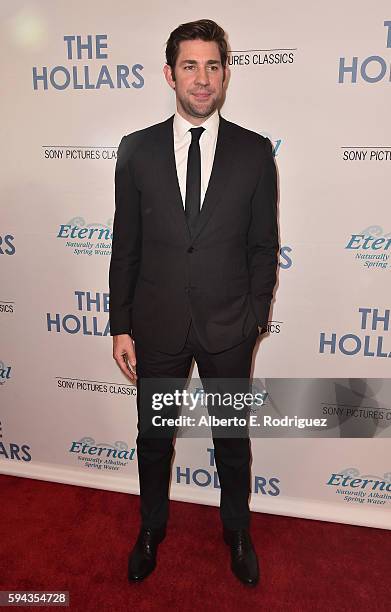 Director/actor John Krasinski attends a Los Angeles Special Presentation of Sony Pictures Classics' "The Hollars" at Linwood Dunn Theater on August...