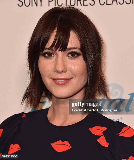 Actress Mary Elizabeth Winstead attends a Los Angeles Special Presentation of Sony Pictures Classics' "The Hollars" at Linwood Dunn Theater on August...