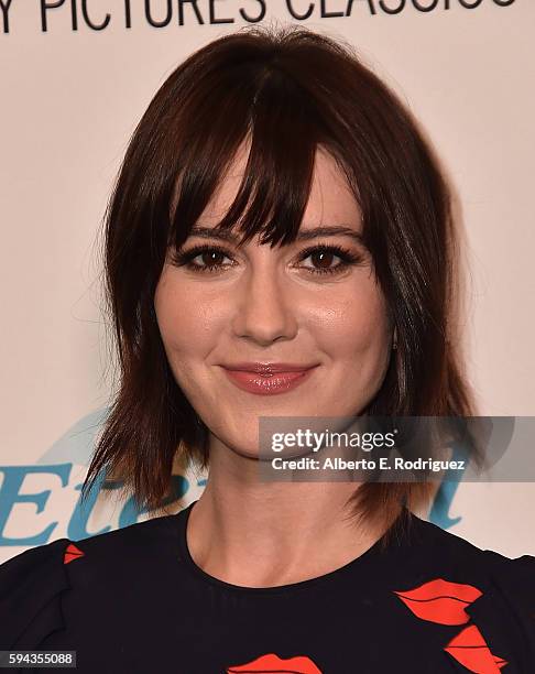 Actress Mary Elizabeth Winstead attends a Los Angeles Special Presentation of Sony Pictures Classics' "The Hollars" at Linwood Dunn Theater on August...