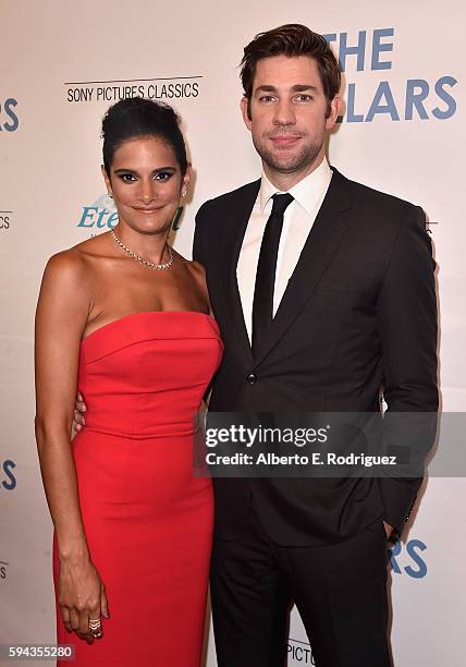 Actress Ashley Dyke and director/actor John Krasinski attend a Los Angeles Special Presentation of Sony Pictures Classics' "The Hollars" at Linwood...