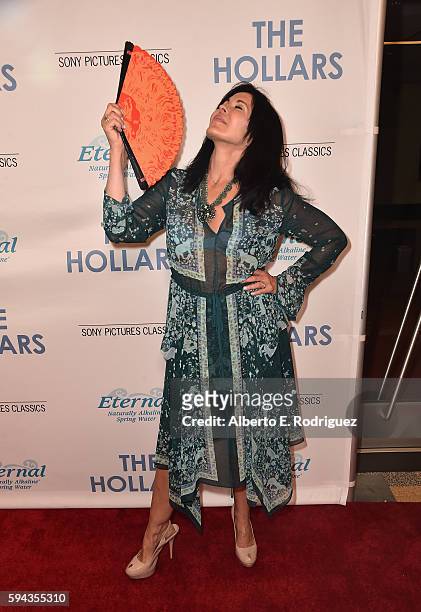 Actress Maria Conchita Alonso attends a Los Angeles Special Presentation of Sony Pictures Classics' "The Hollars" at Linwood Dunn Theater on August...