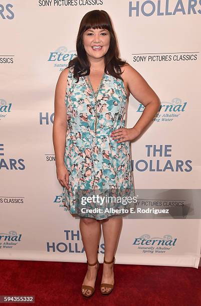 Actress Mary Hollis Inboden attends a Los Angeles Special Presentation of Sony Pictures Classics' "The Hollars" at Linwood Dunn Theater on August 22,...