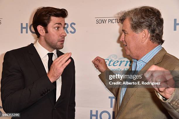 Director/actor John Krasinski and Co-President of Sony Pictures Classics, Tom Bernard attend a Los Angeles Special Presentation of Sony Pictures...