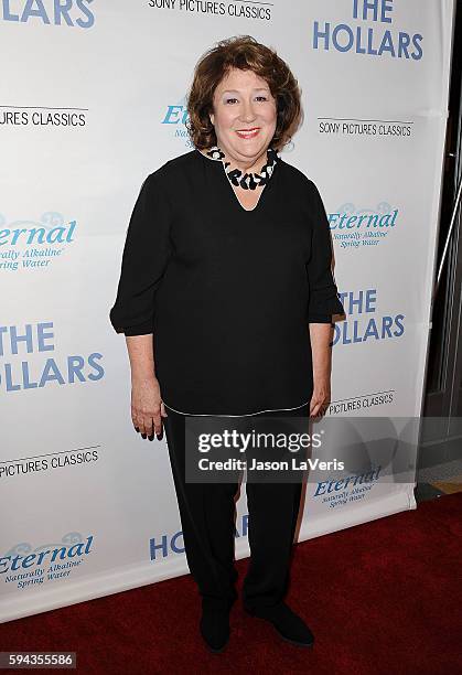 Actress Margo Martindale attends the premiere of "The Hollars" at Linwood Dunn Theater on August 22, 2016 in Los Angeles, California.