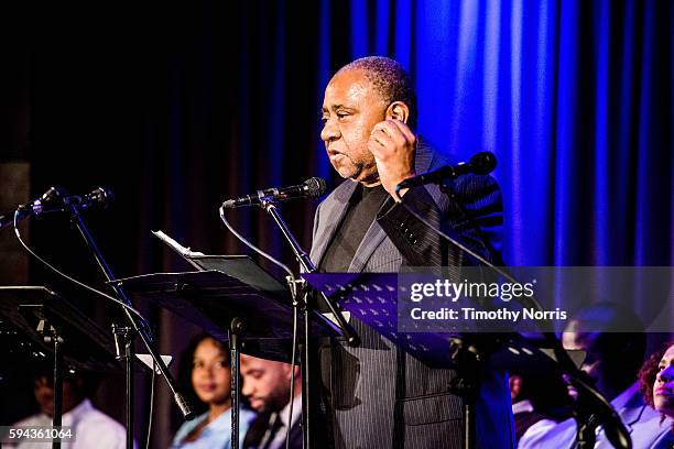 Barry Shabaka Henley performs during A Tribute To Langston Hughes at The GRAMMY Museum on August 22, 2016 in Los Angeles, California.