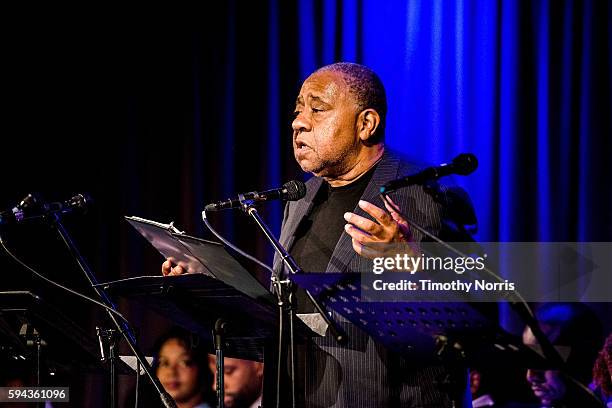 Barry Shabaka Henley performs during A Tribute To Langston Hughes at The GRAMMY Museum on August 22, 2016 in Los Angeles, California.