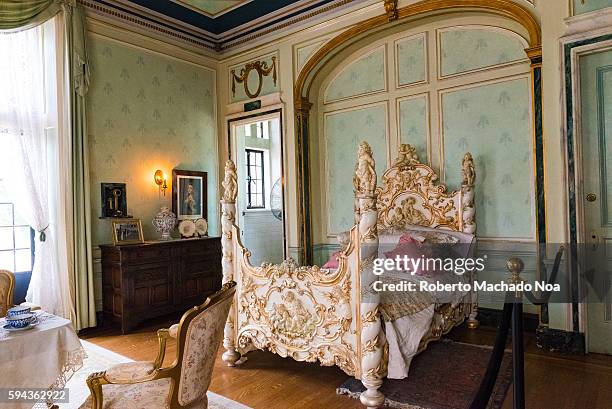 Casa Loma interior details. The Windsor room was prepared in case any member of the nobility would come visit Mr. Pellat.