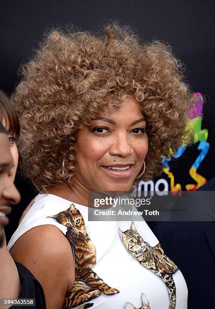 Grace Hightower attends the "Hands of Stone" U.S. Premiere at SVA Theater on August 22, 2016 in New York City.