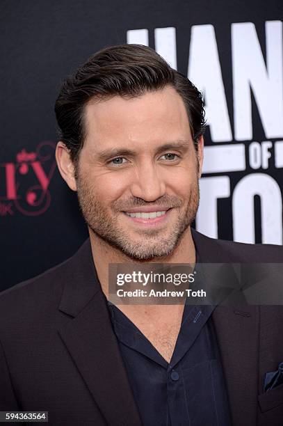 Edgar Ramirez attends the "Hands of Stone" U.S. Premiere at SVA Theater on August 22, 2016 in New York City.