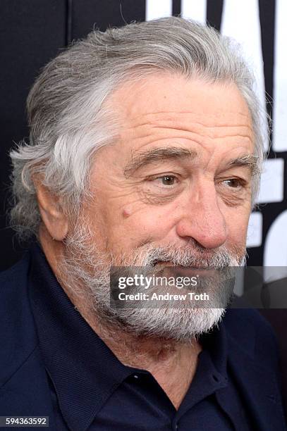 Robert De Niro attends the "Hands of Stone" U.S. Premiere at SVA Theater on August 22, 2016 in New York City.