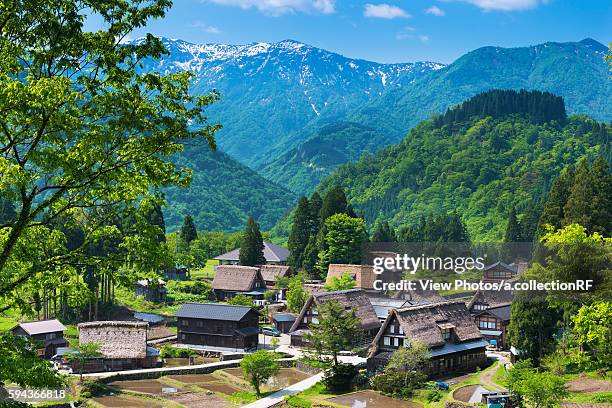 gokayama ainokura village - 富山県 ストックフォトと画像