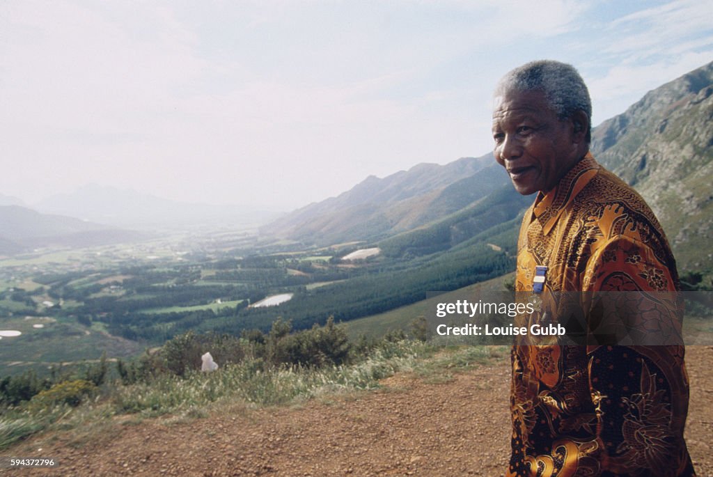 Nelson Mandela at His Favorite Scenic View