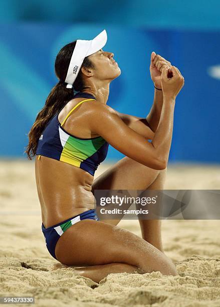 Talita ROCHA during the Beach Volleyball match Brazil vs. Norway.