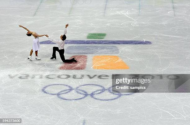 Goldmedaillengewinner Tessa Virtue und Scott Moir Olympische Winterspiele 2010 in Vancouver Eiskunstlauf : Eistanz Kur Olympic Winter Games 2010 :...