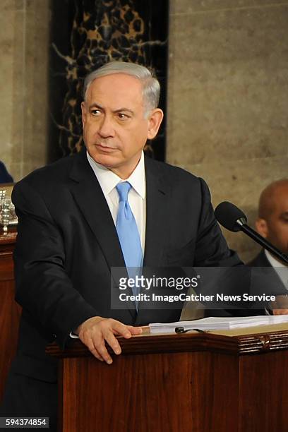 Capitol- Washington DC Israeli Prime Minister Benjamin Netanyahu gives his controversial speech to Congress . Netanyahu's address, his third to a...