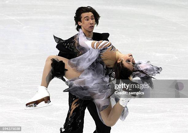 Cathy Reed und Chris Reed Olympische Winterspiele 2010 in Vancouver Eiskunstlauf : Eistanz Kur Olympic Winter Games 2010 : Figure skating Ice dance...