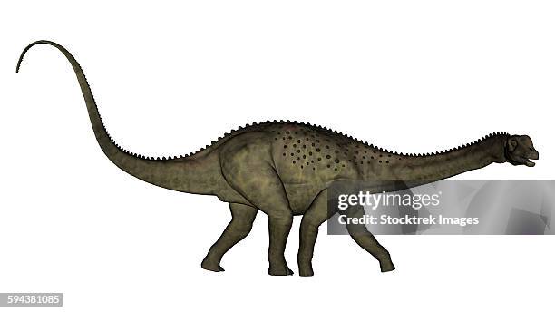 uberabatitan dinosaur isolated on white background. - scute stock illustrations