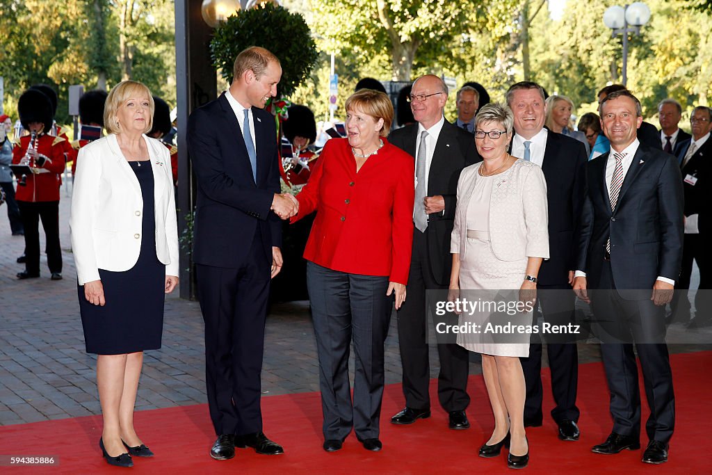 The Duke Of Cambridge Visits Germany