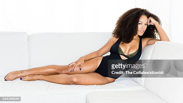 American actress, model and singer Serayah is photographed for Esquire Magazine on November 30, 2015 in Los Angeles, California. PUBLISHED IMAGE.