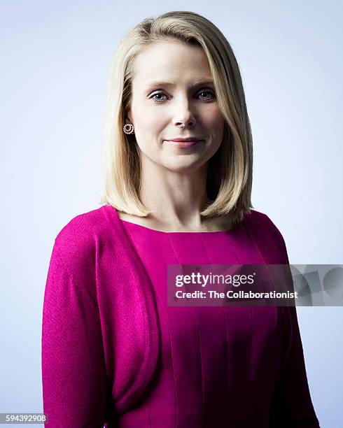 Chief Executive Officer of Yahoo! Marissa Mayer is photographed for Fast Company Magazine on March 11, 2015 in Los Angeles, California. PUBLISHED...
