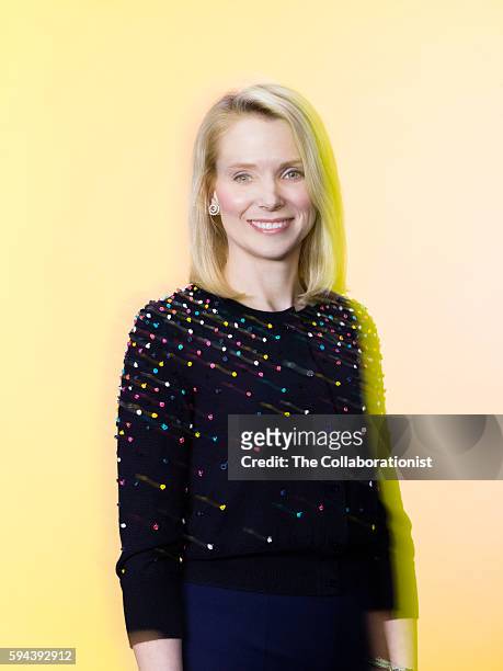 Chief Executive Officer of Yahoo! Marissa Mayer is photographed for Fast Company Magazine on March 11, 2015 in Los Angeles, California. PUBLISHED...