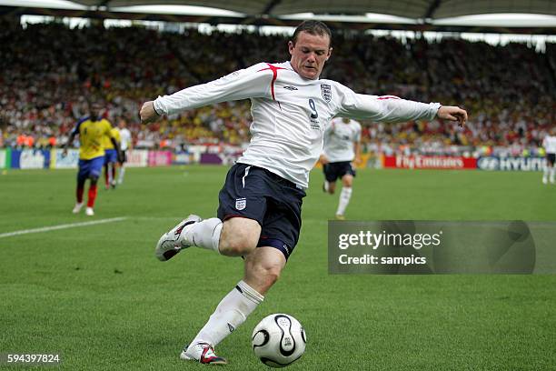 Wayne Rooney Achtelfinale England gegen Equador 1 : 0 Fifa Fussball Weltmeisterschaft in Deutschland 2006 FIFA world cup football in germany 2006 WM