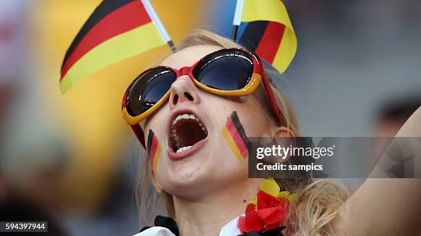 Fan Deutschland Fussball EM 2012 Gruppe B : Dänemark - Deutschland UEFA EURO 2012 group B : Denmark - Germany Arena Lviv Stadium