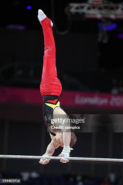 Fabian Hambüchen Hambuechen am Reck Olympische Sommerspiele 2012 London : Turnen Männer Qualifikation Olympic Games 2012 London : Gymnastics Men...