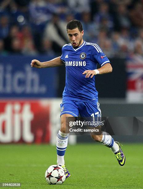 Eden Hazard FC Chelsea Championsleague Fussball FC Schalke 04 - FC Chelsea London 0:3 Saison 2013/ 2014