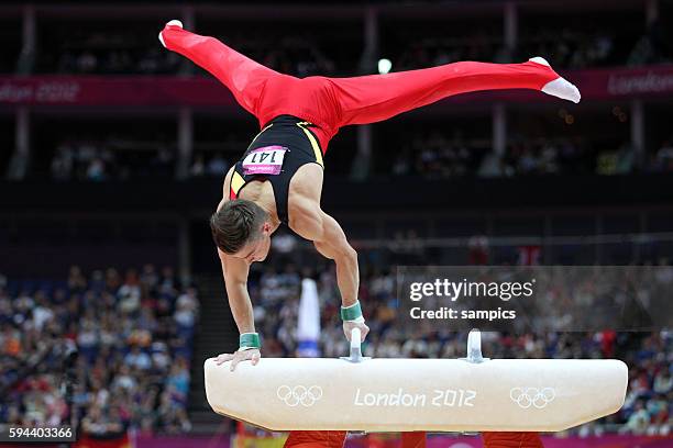 Philipp Boy Pauschpferd Olympische Sommerspiele 2012 London : Turnen Männer Qualifikation Olympic Games 2012 London : Gymnastics Men Qualifikation...