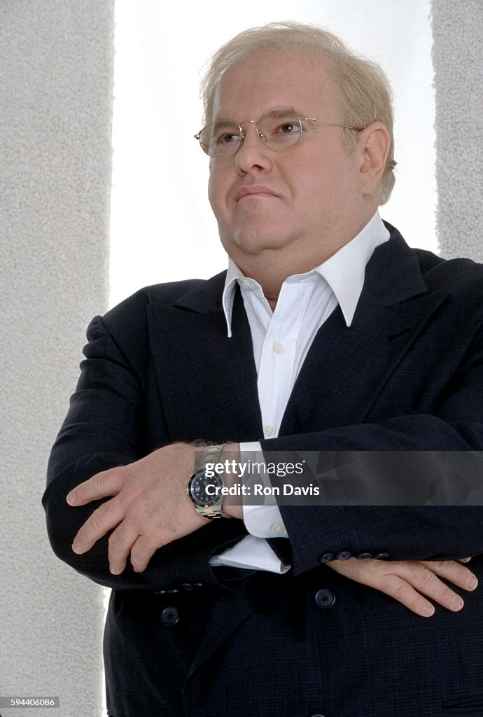 American record producer and manager Lou Pearlman poses for a... News ...
